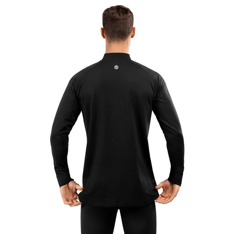 Bluză termică pentru bărbați SLUSH Black Negru