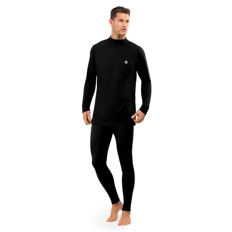 Bluză termică pentru bărbați SLUSH Black Negru