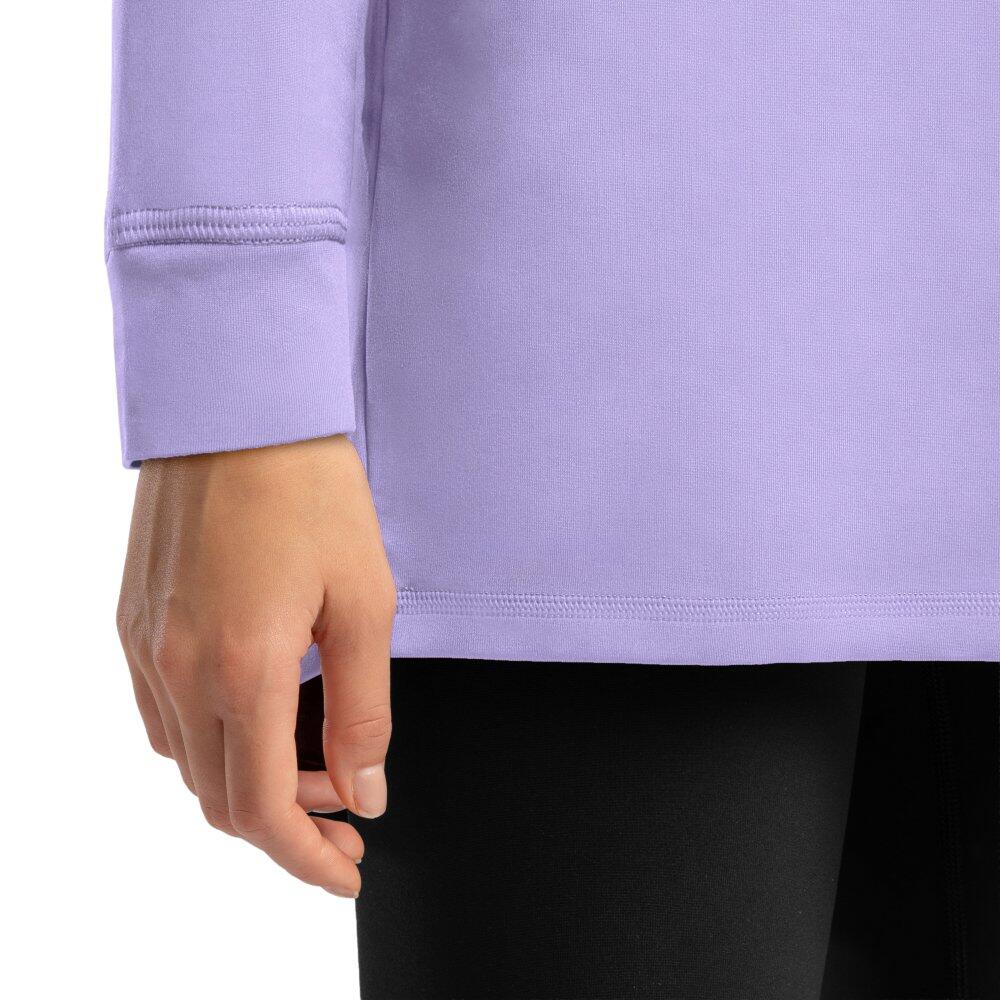 Camiseta interior térmica mujer esquí y nieve SLUSH-W Violet Lavanda 5/7