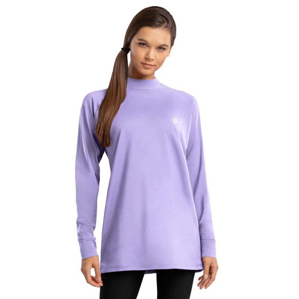 SIROKO Maglia intima termica donna Sport invernali SLUSH-W Violet Lavanda