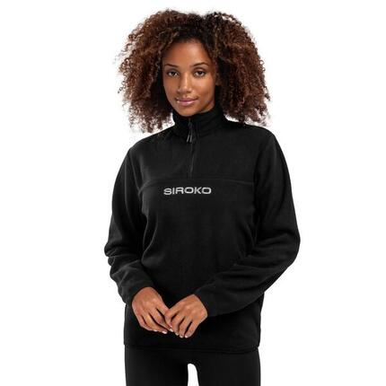 Women Winter sports 's thick fleece pullover Shadow-W Black
