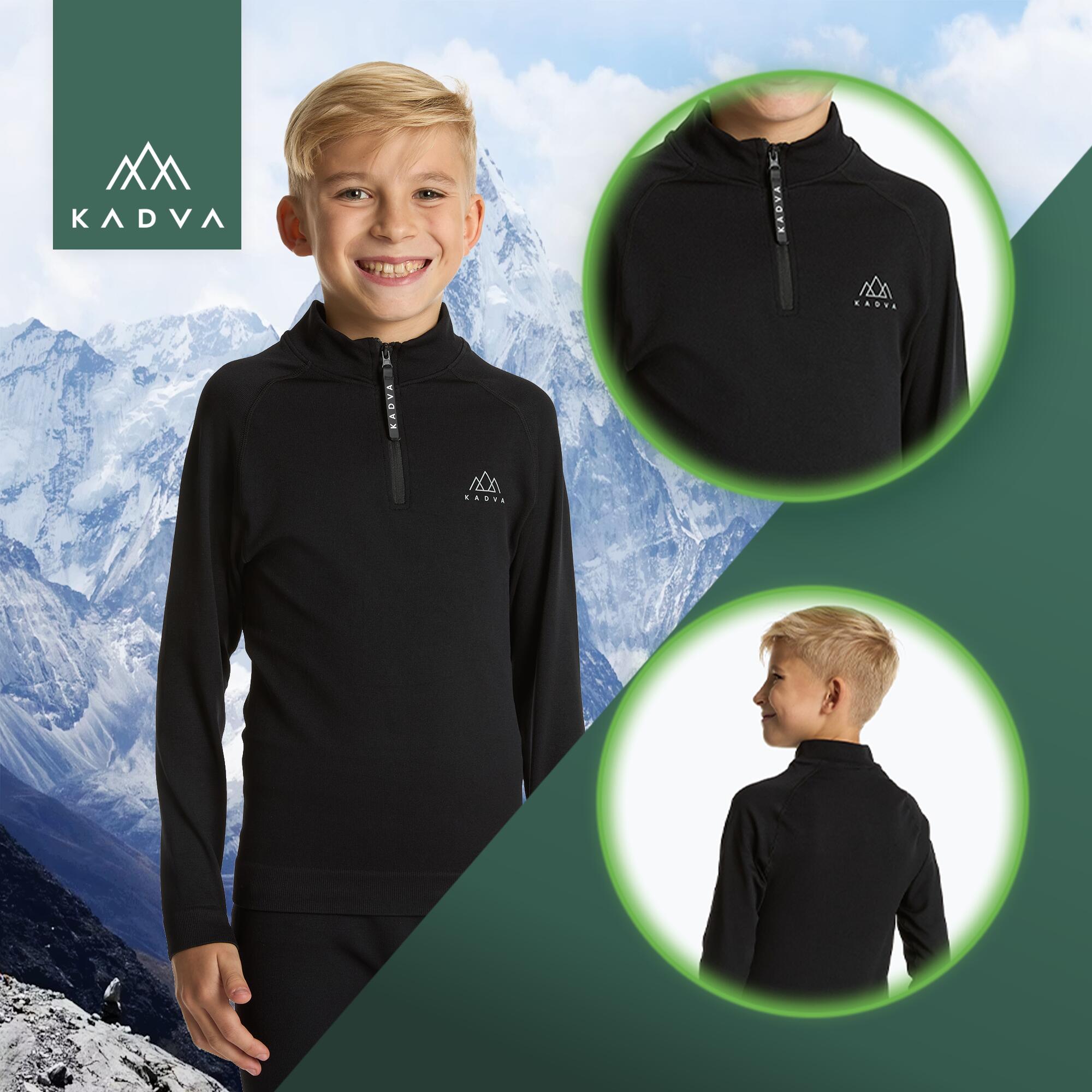 Um conjunto de roupa interior termoativa infantil KADVA Tyros Set Jr 3/7