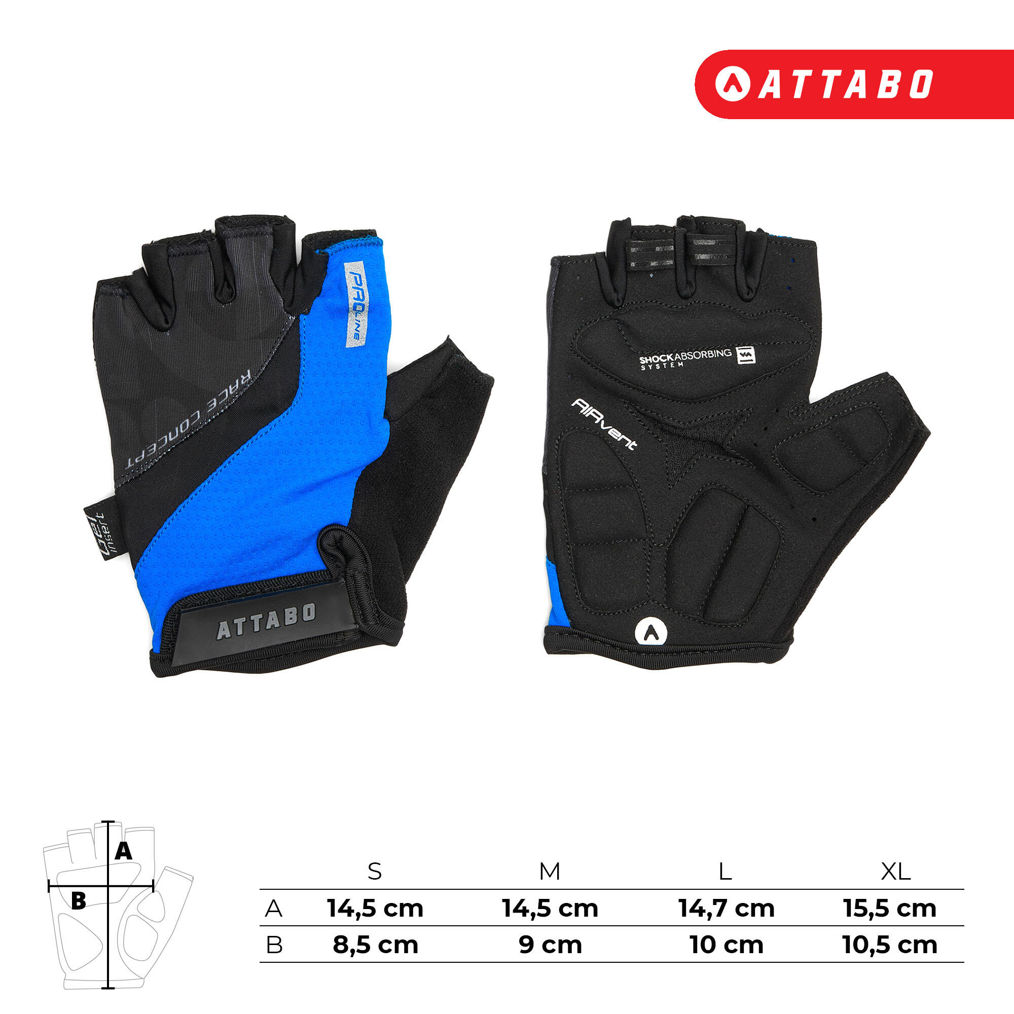 Guanti da ciclismo ATTABO Kinu Pro 6/6
