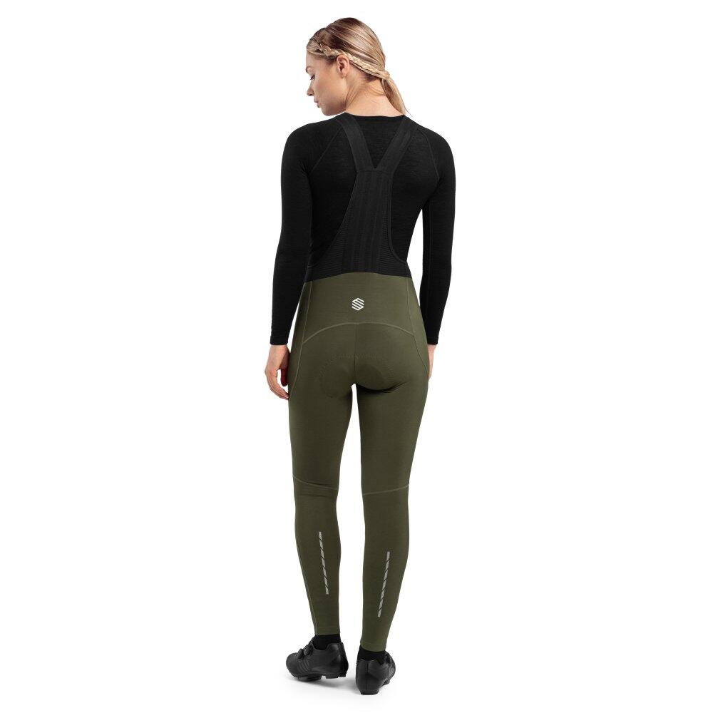 Culote largo ciclismo mujer Finse Verde 2/8