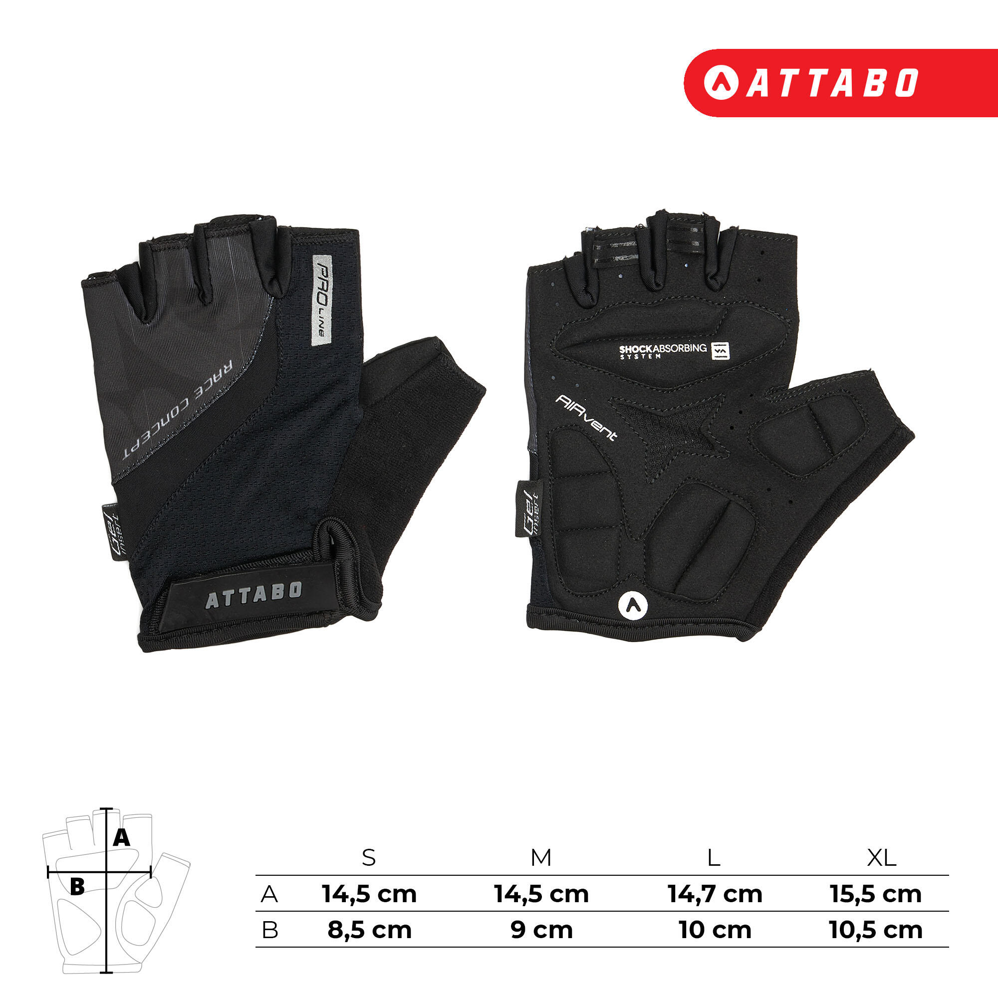 Guantes de ciclismo ATTABO Kinu Pro 6/6