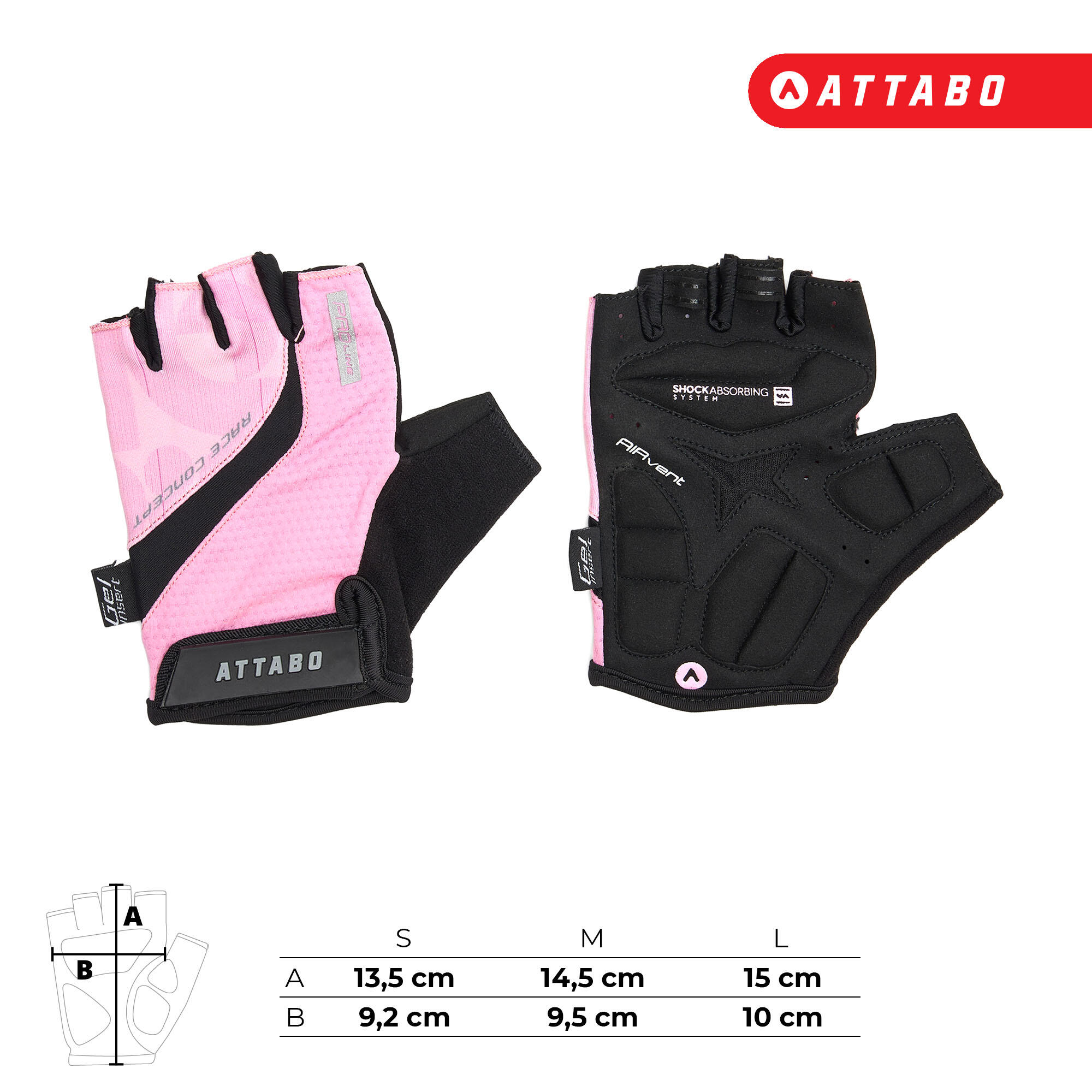 Gants de vélo pour femmes ATTABO Kinu Pro WMNS 6/6