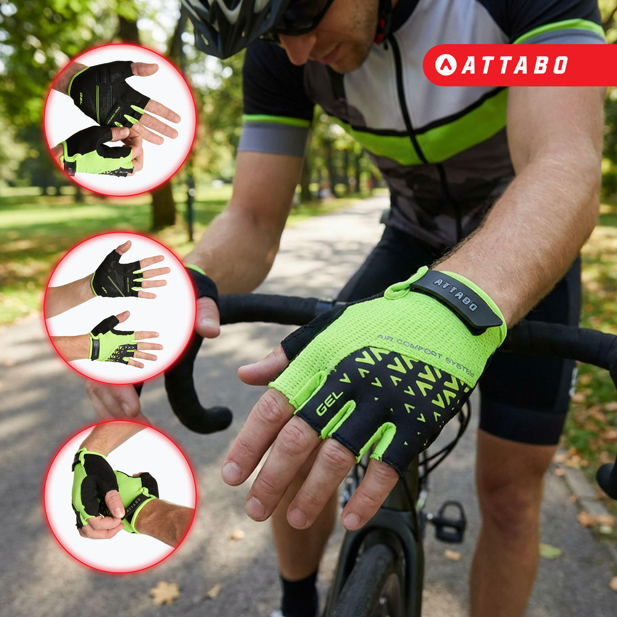 Guantes de ciclismo ATTABO Vito 2/6