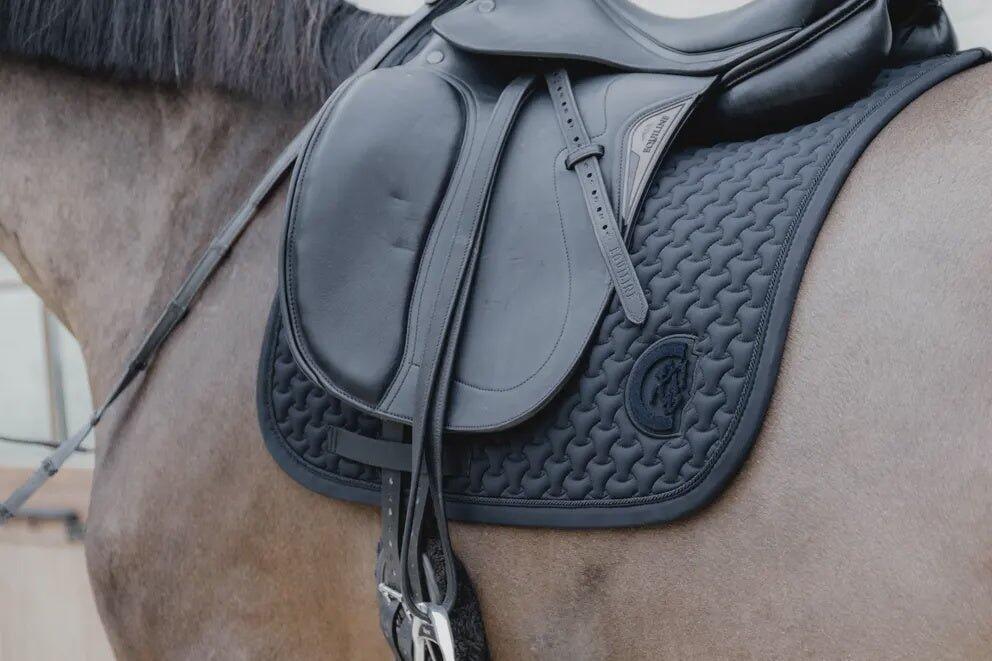 Zadeldek - Zadeldoek plaited 3D logo - Dressage - Marine 7/7