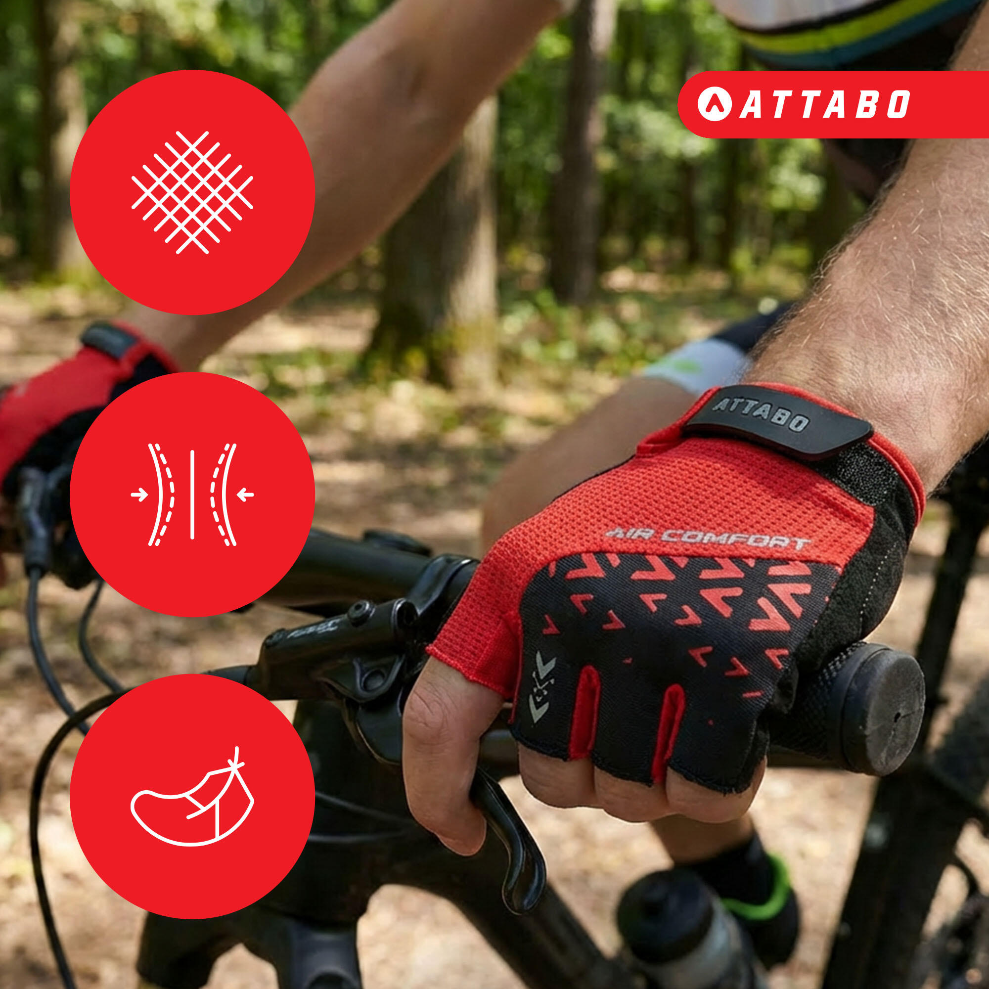 Guantes de ciclismo ATTABO Vito 4/6