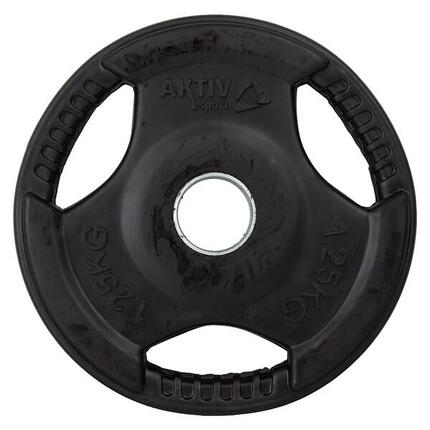 Aktivsport Gummierte Hantelscheibe 1,25 kg 31 mm
