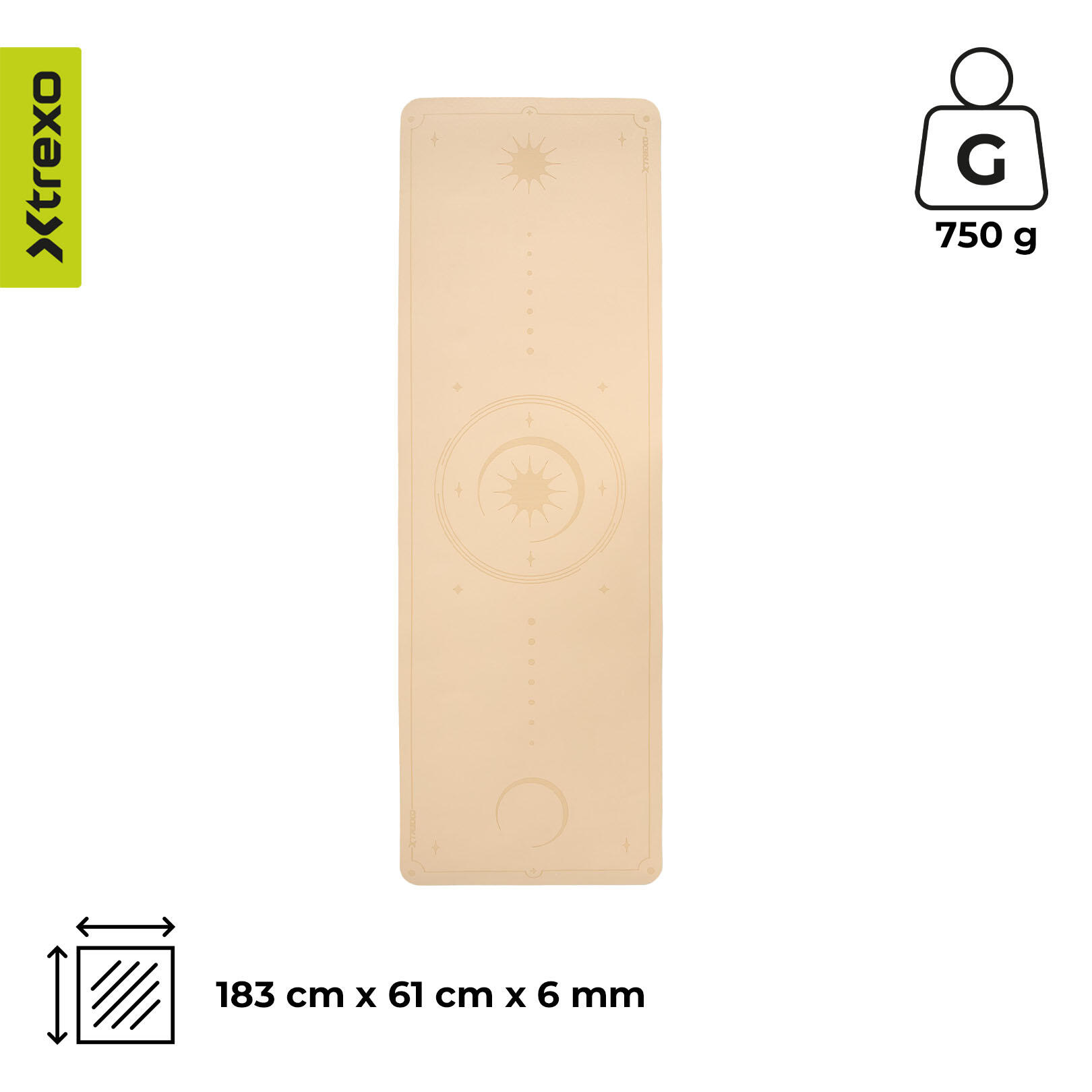 Tapis de yoga XTREXO TXO-B4Z001-BZ 7/7