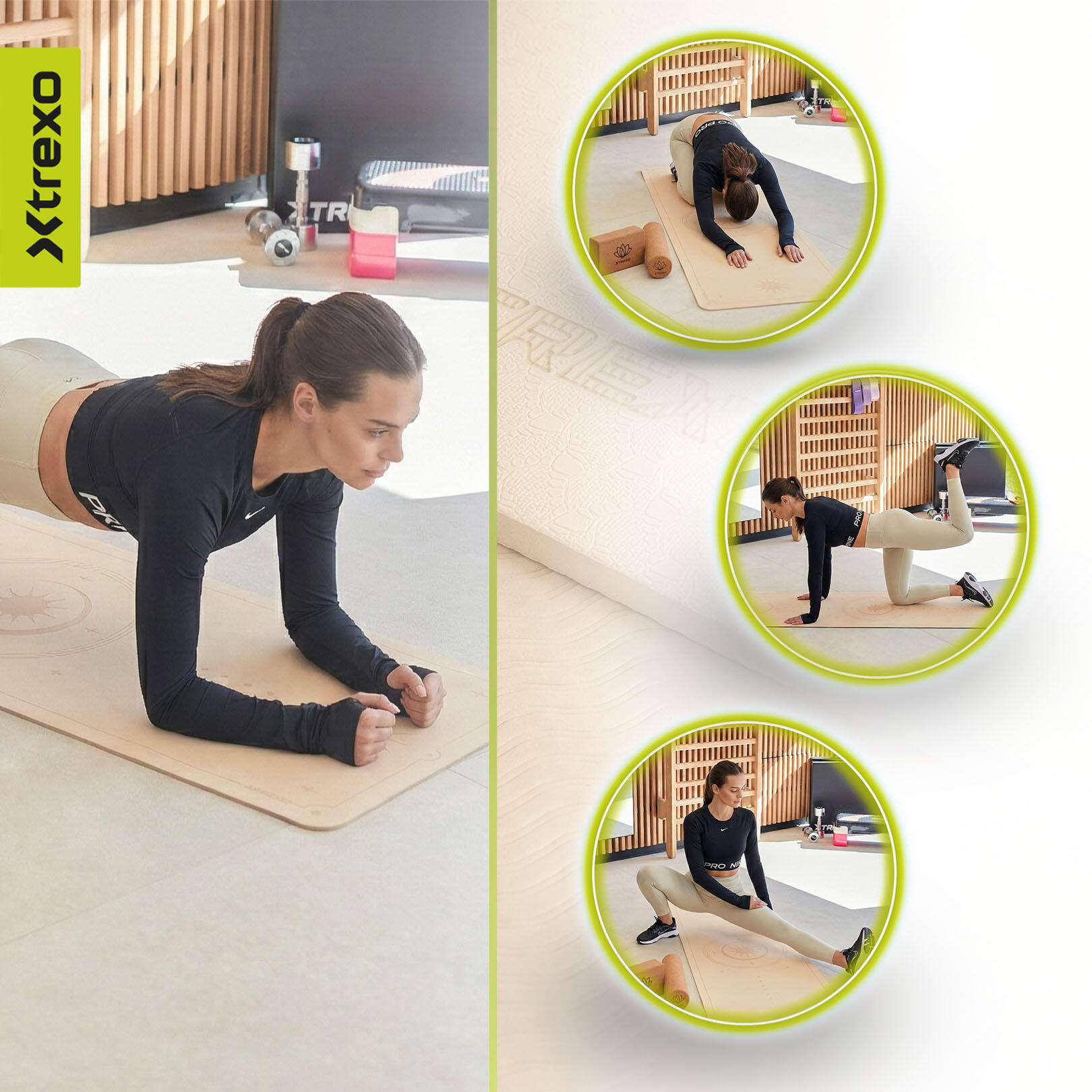 Tapis de yoga XTREXO TXO-B4Z001-BZ 4/7