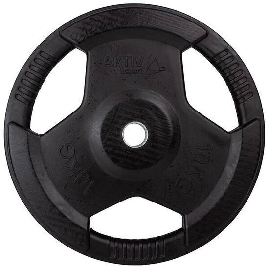 Aktivsport Gummierte Hantelscheibe 1,25 kg 31 mm