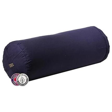 Bolster Yoga Coton Bio OCS 60x16 cm - Aubergine
