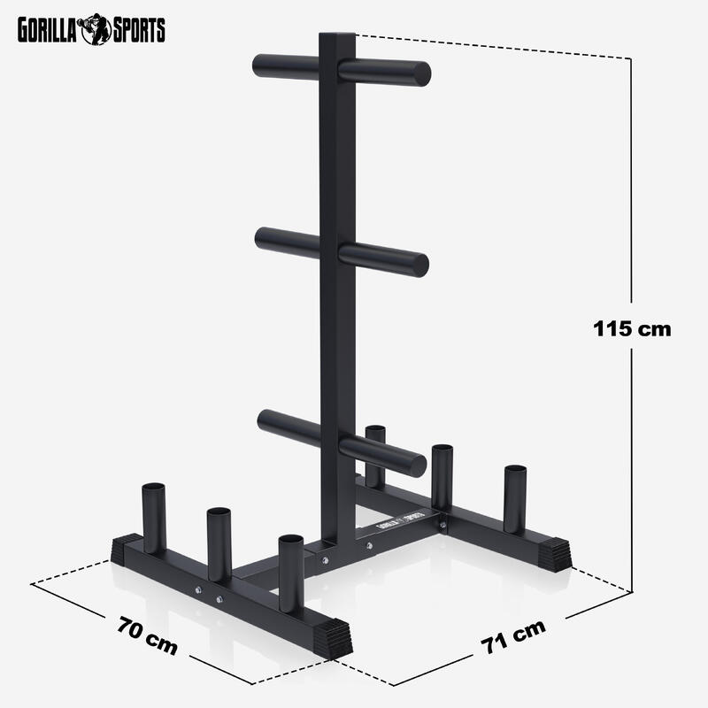 Stand pentru discuri si bare olimpice
