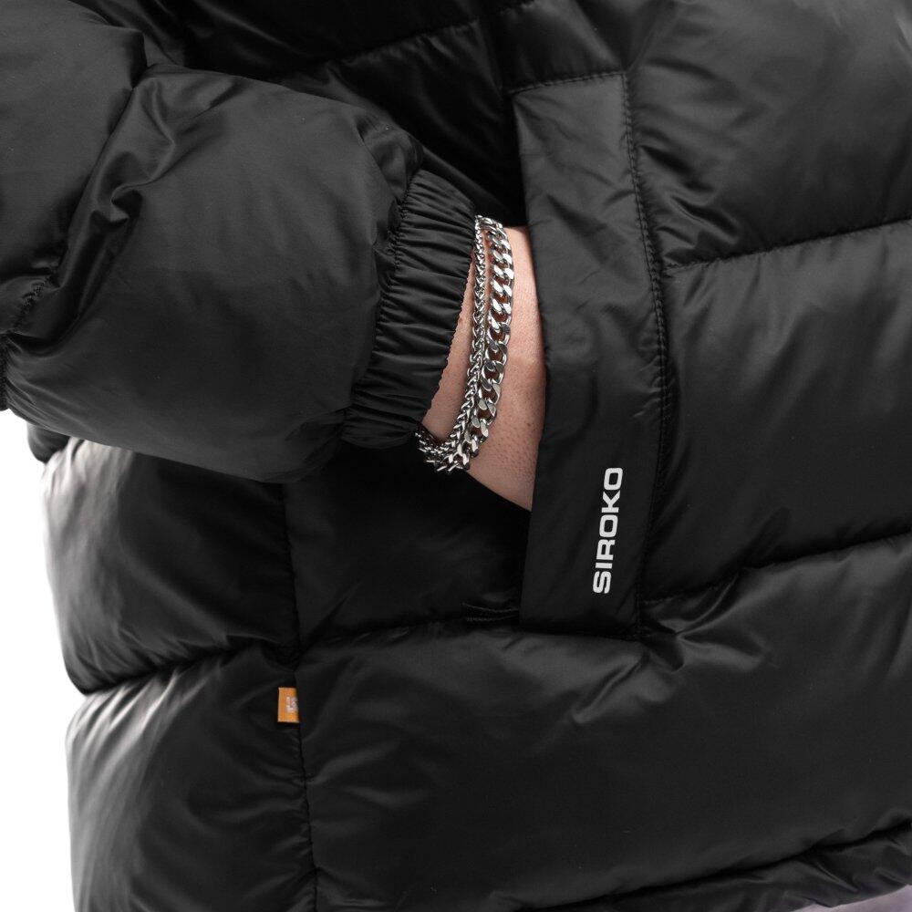 Herren Lifestyle steppjacken Tacca Schwarz 4/7