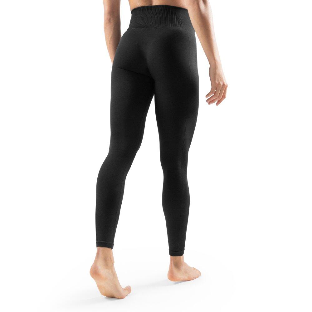 Legging sport sans couture femme Fitness Salem Noir 2/7
