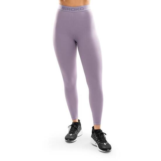 Leggings da corsa da donna Fitness Glory Viola