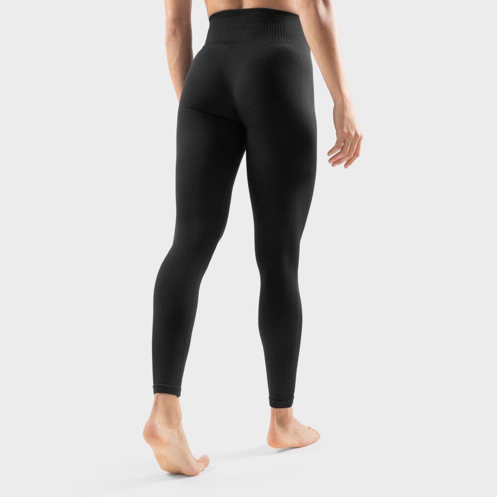 Legging sport sans couture femme Fitness Salem Noir 6/7
