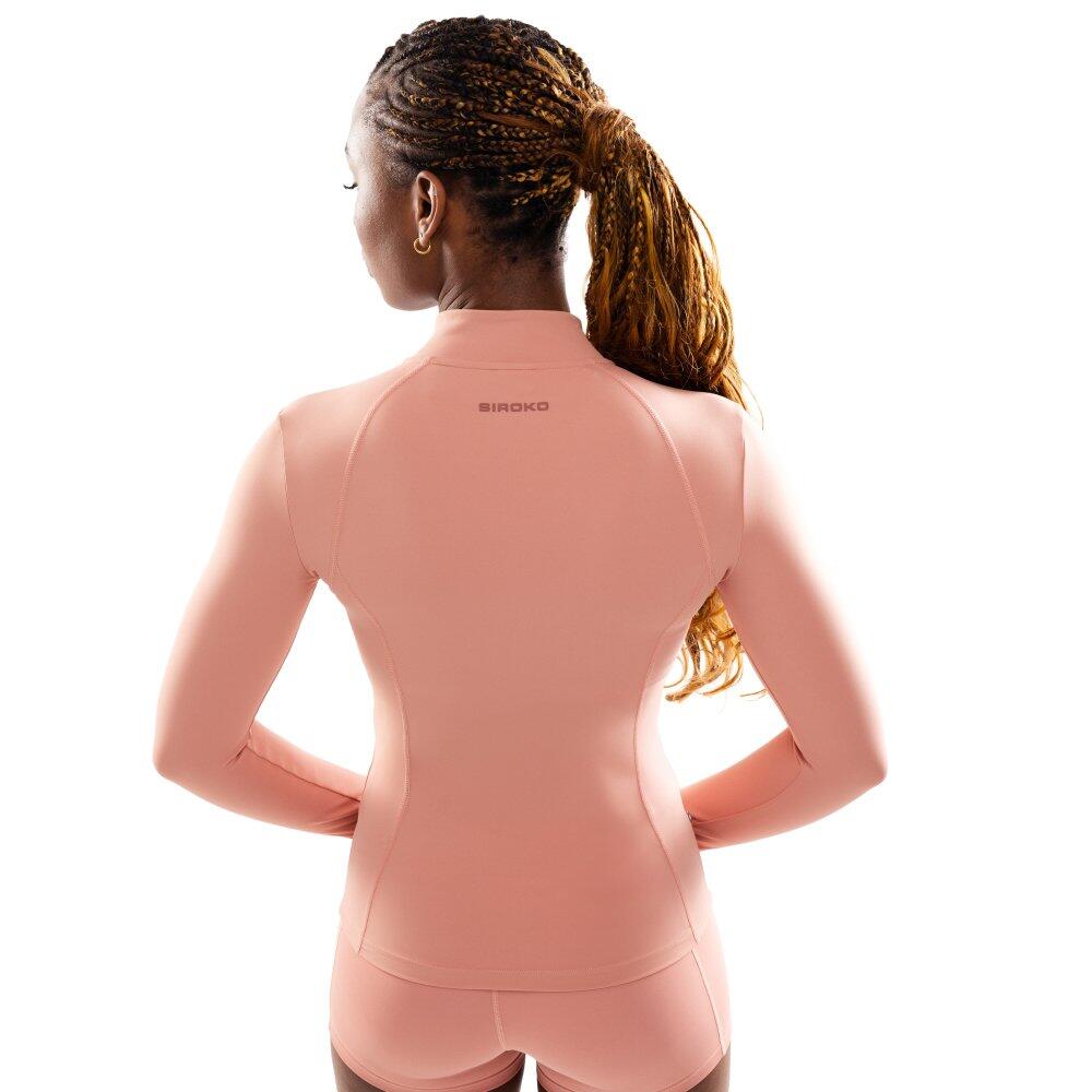 Veste fitness zippée ultralégère femme Pelican Corail 2/7