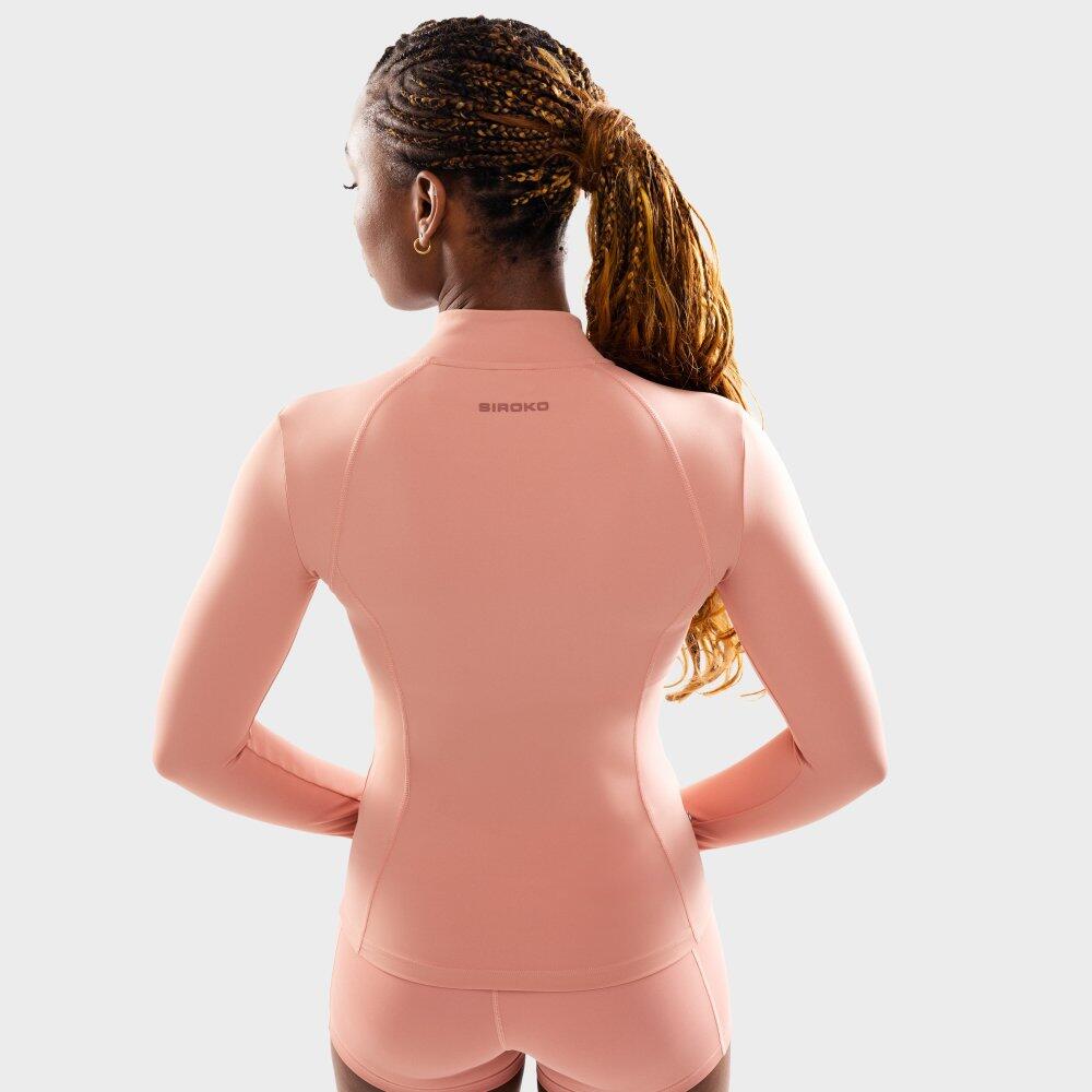 Veste fitness zippée ultralégère femme Pelican Corail 6/7