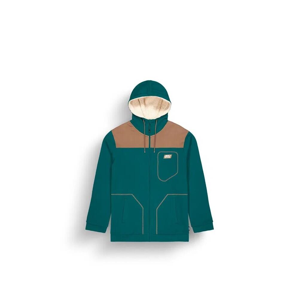 PICTURE Sweat à capuche homme zippé BASEMENT PLUSH - DEEP WATER 2/6