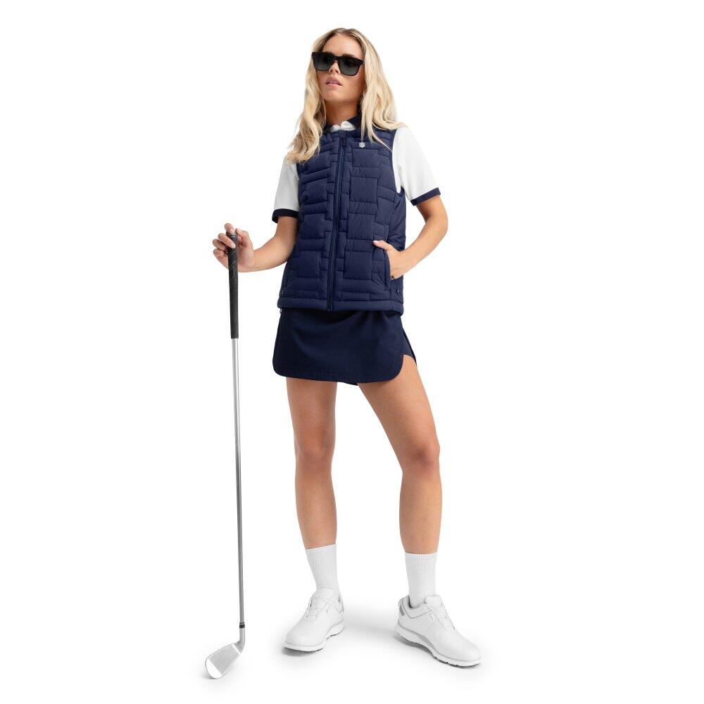 Gilet isolante da golf da donna Royal-W Navy Blu Navy 3/8