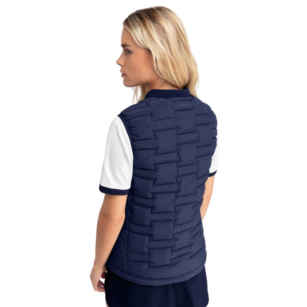 Gilet isolante da golf da donna Royal-W Navy Blu Navy 2/8