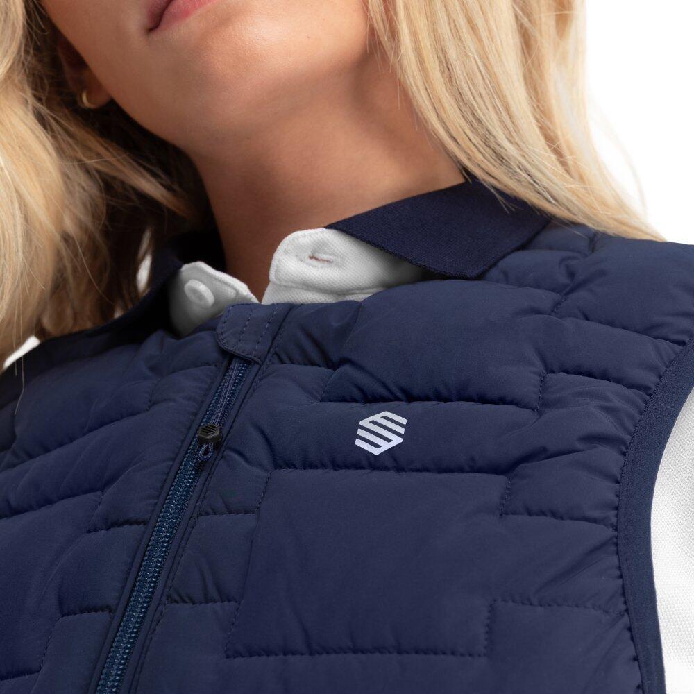 Gilet isolante da golf da donna Royal-W Navy Blu Navy 5/8