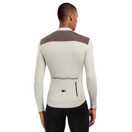 Maillot vélo thermique homme Cyclisme SRX M4 Sandhill Beige
