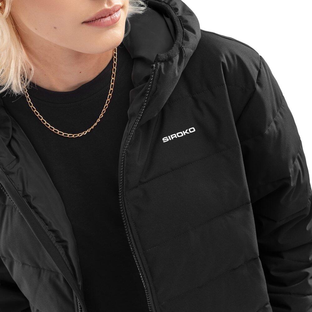Doudoune imperméable femme Lifestyle Shelter-W Noir 4/7
