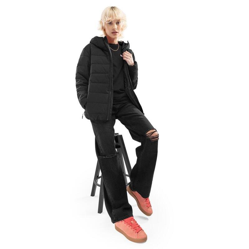 Jachetă puffer rezistentă la apă pentru femei Shelter-W Negru