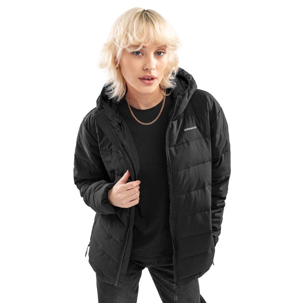 Women Lifestyle water-resistant puffer jacket Shelter-W Black