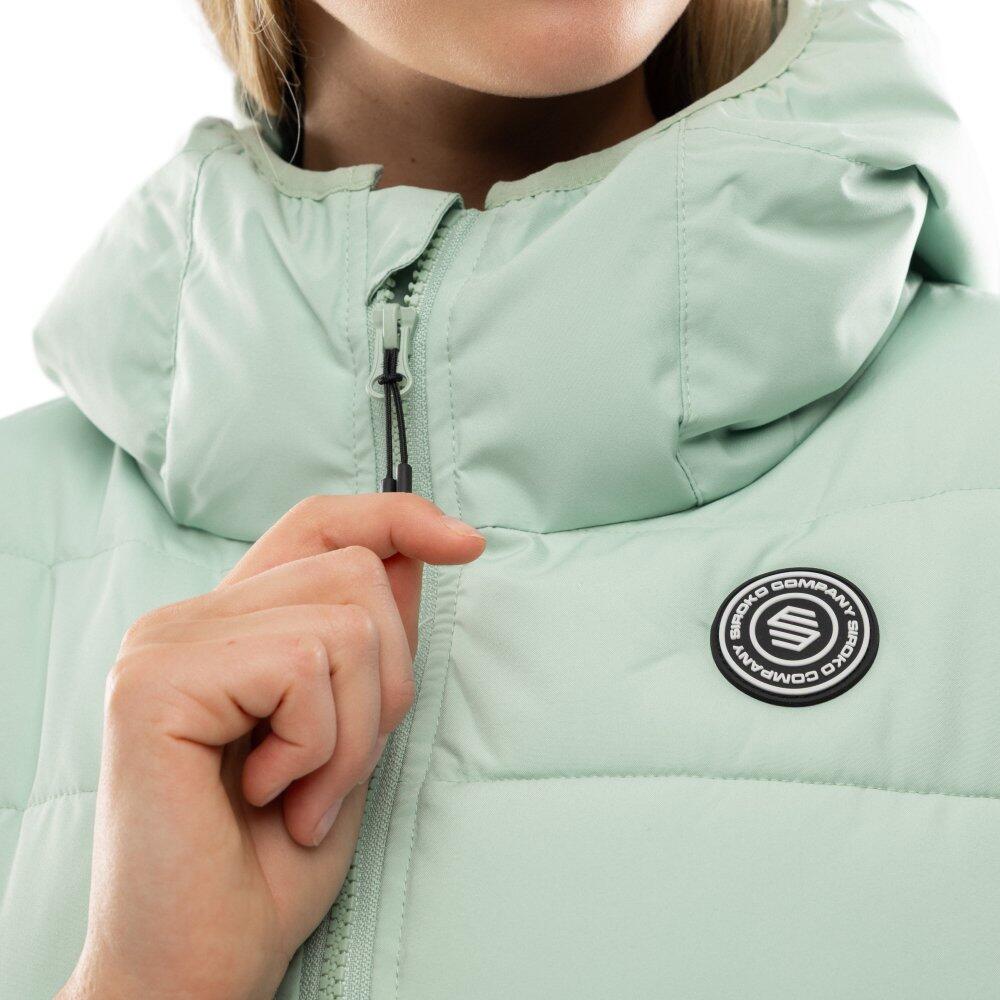 Chaqueta acolchada resistente al agua mujer lifestyle Cruise-W Verde 4/8