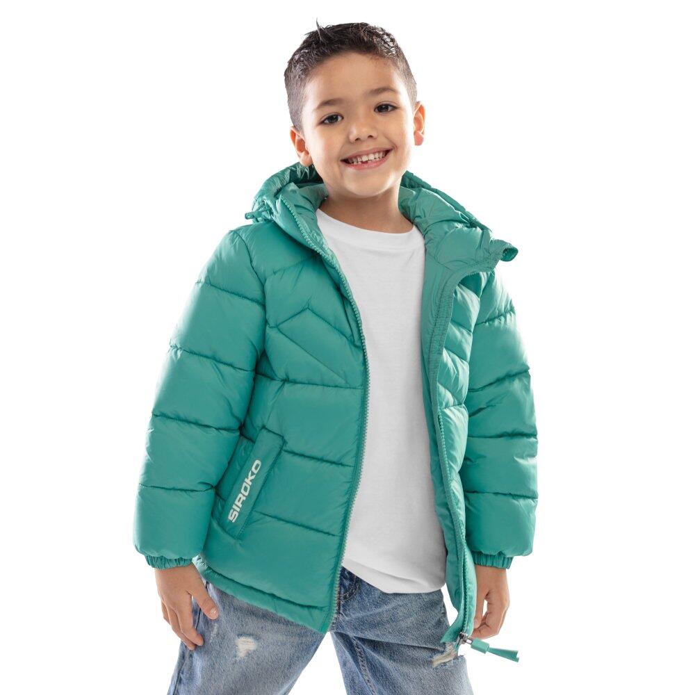 SIROKO Giacca imbottita da bambini Lifestyle Bambini e bambine Jellybean Verde