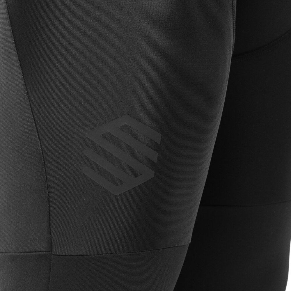 Herren Radsport lange fahrradträgerhose für SRX Supreme Schwarz 4/7