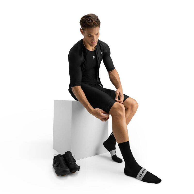 Pantaloni scurți cu bretele de pentru bărbați SRX Elite Negru