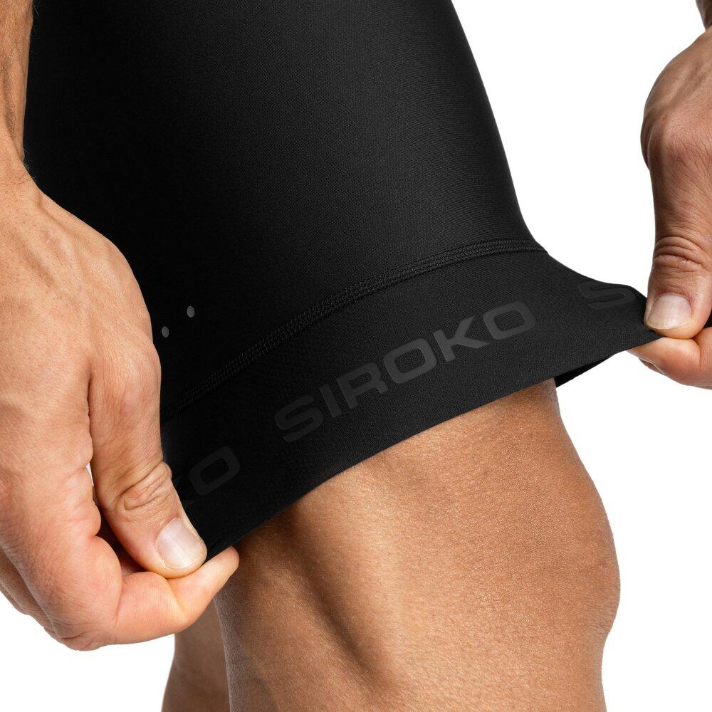 Culote corto ciclismo hombre SRX Elite Negro 5/8