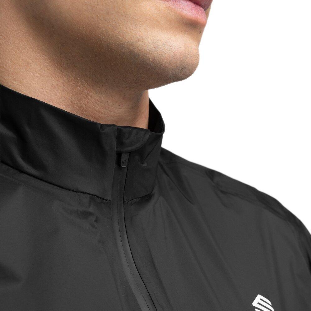 Veste de pluie vélo homme Cyclisme J2 Tourmalet Noir 4/7