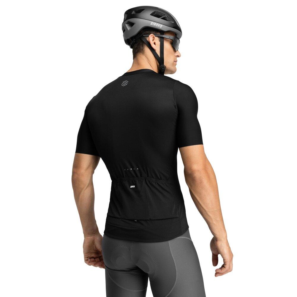 Herren Radsport ultraleichtes radtrikot für SRX HighTech Schwarz 2/8