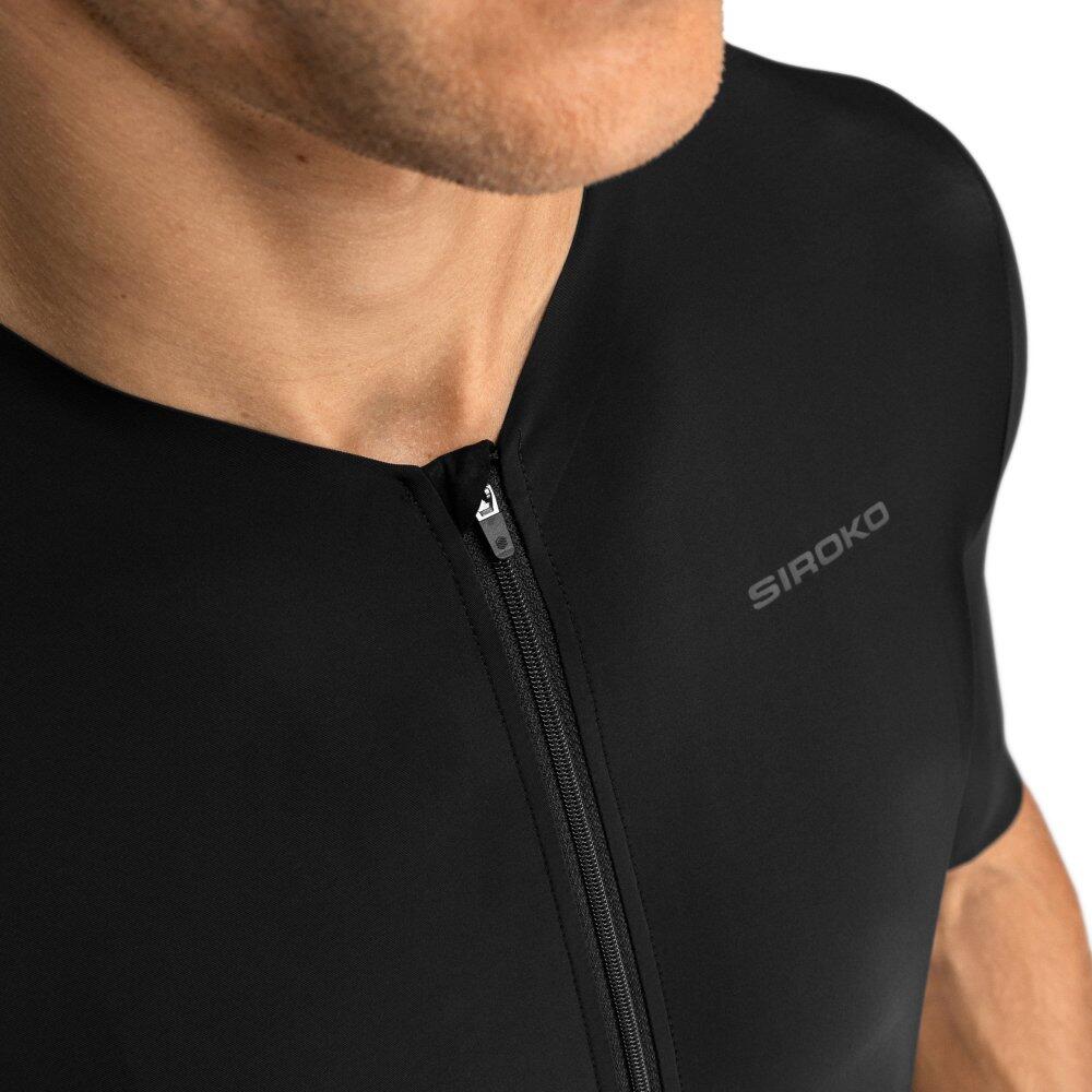 Herren Radsport ultraleichtes radtrikot für SRX HighTech Schwarz 4/8