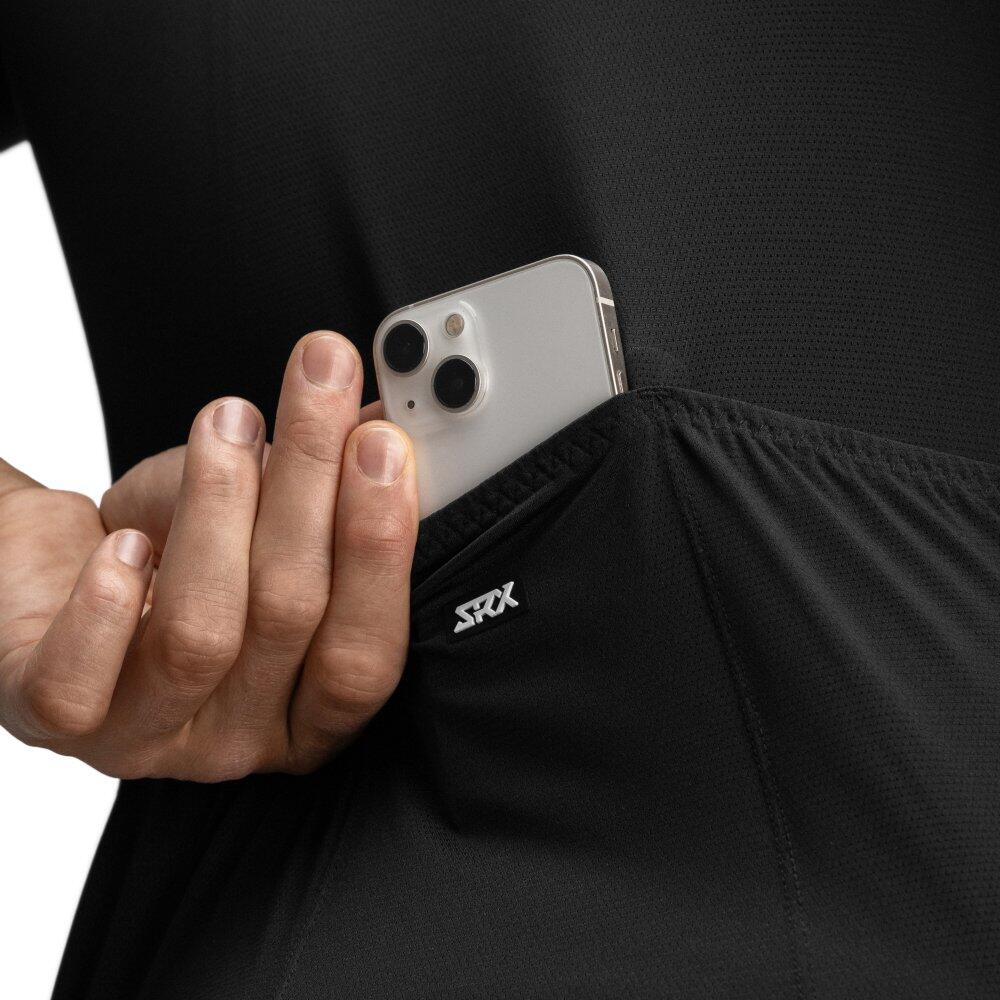 Herren Radsport ultraleichtes radtrikot für SRX HighTech Schwarz 5/8