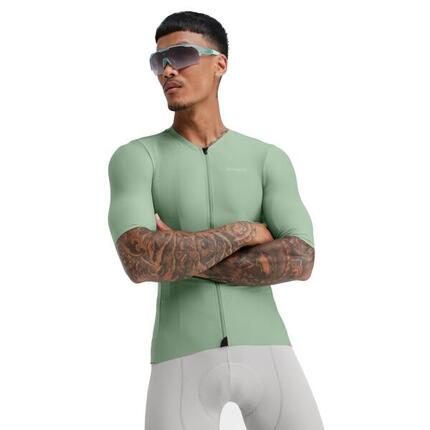 Men Cycling 's ultralightweight jersey SRX Stage Olive Green