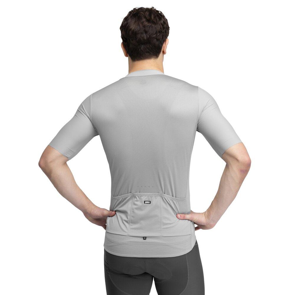 Maillot vélo ultraléger homme Cyclisme SRX Climb Gris Nacré 2/8