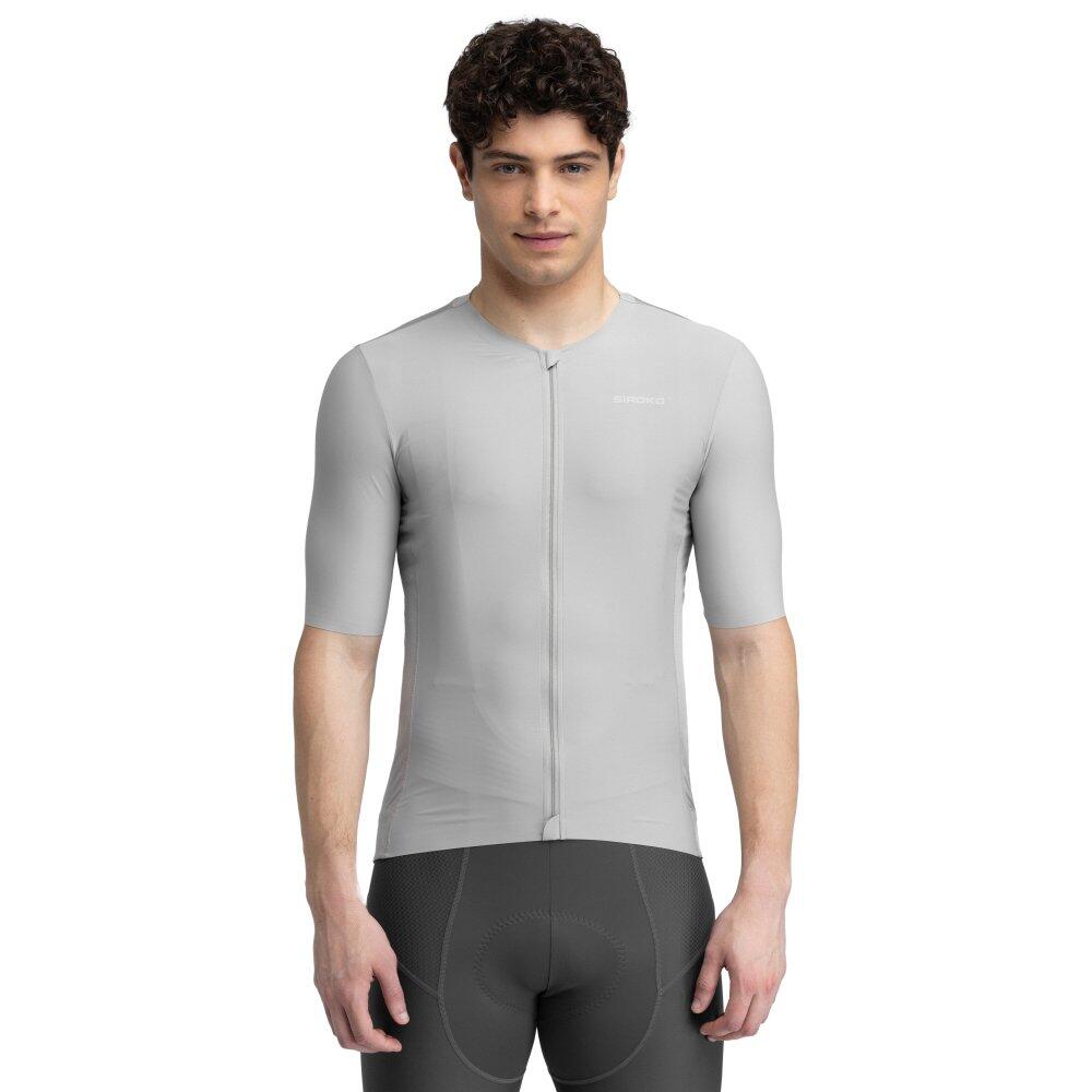 Men Cycling 's ultralightweight jersey SRX Climb Pearl Grey