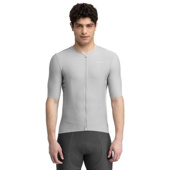 Maillot vélo ultraléger homme Cyclisme SRX Climb Gris Nacré