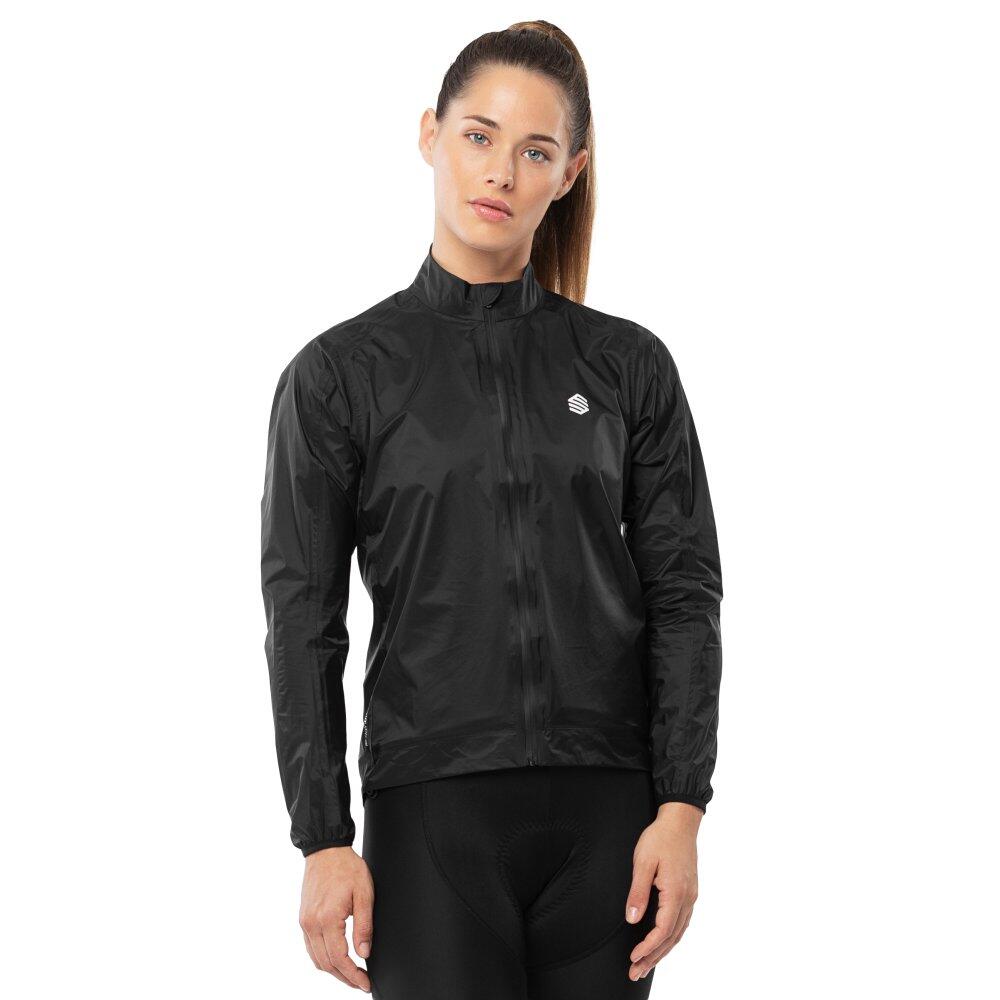 SIROKO Women Cycling 's rain jacket J2 Troumouse Black