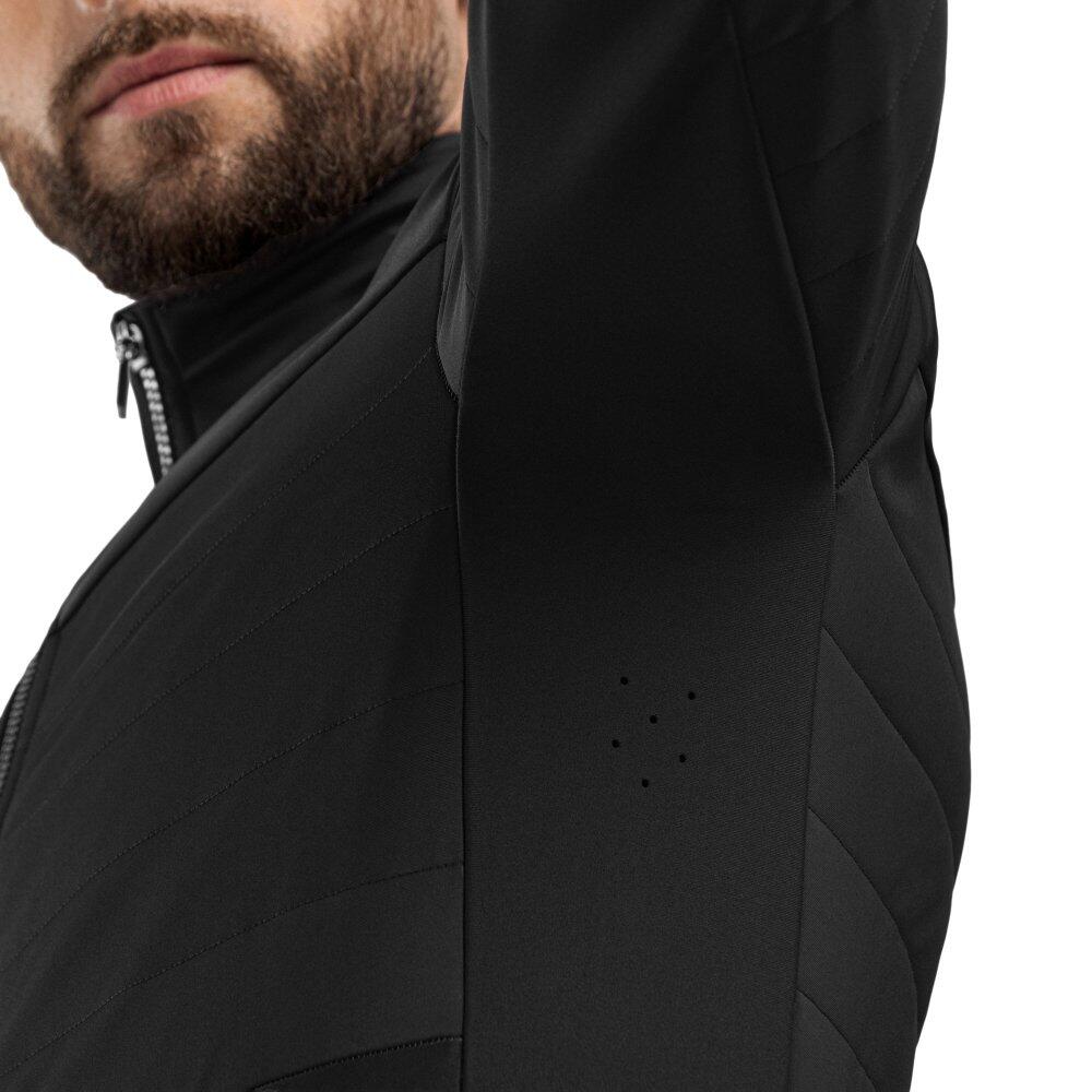 Veste vélo d'hiver softshell homme Cyclisme DW Territory Noir 5/8