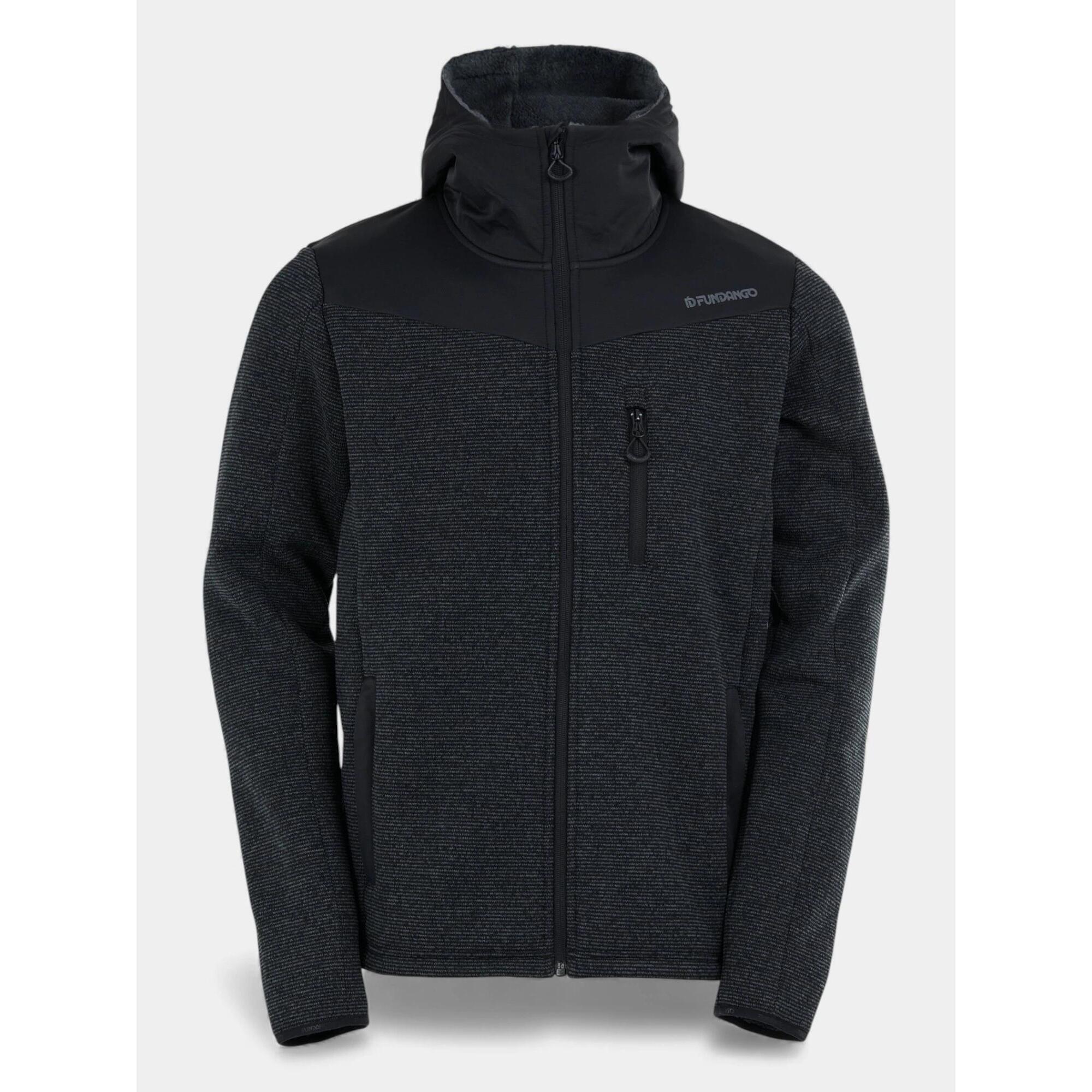 Fundango - Pull Homme Ashford - Polaire - Gris|noir - 52 2xl - Decathlon