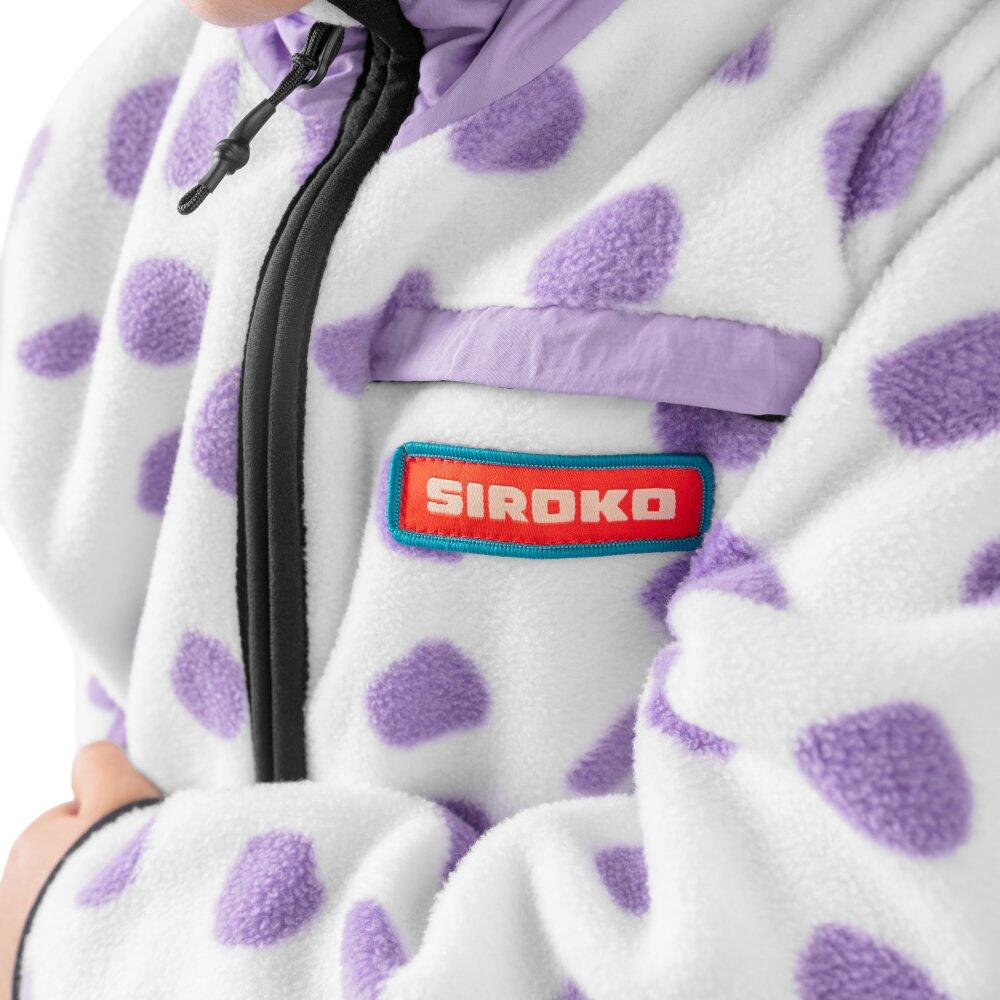 Giacca in pile da bambini Sport invernali Bambini e bambine Popsicle Bianco 2/7